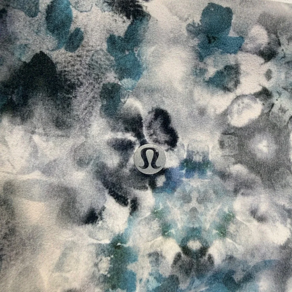 Lululemon Matching Set Kaleidoscope Marble Floral Align Leggings Longline Bra